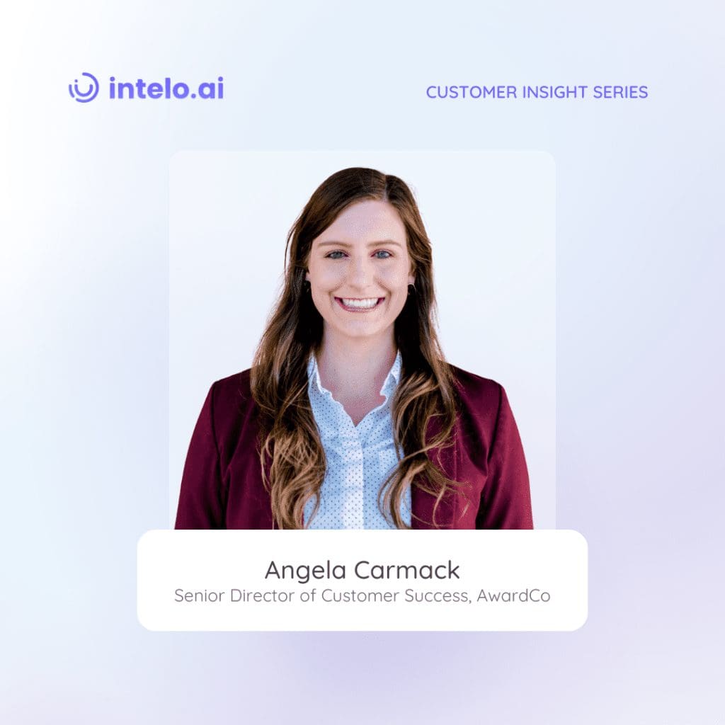 Angela Carmack, Director of Customer Success at Awardco, shares insights into elevating renewals, celebrating wins, and embracing customer feedback. Explore the strategies that define customer success at Awardco.